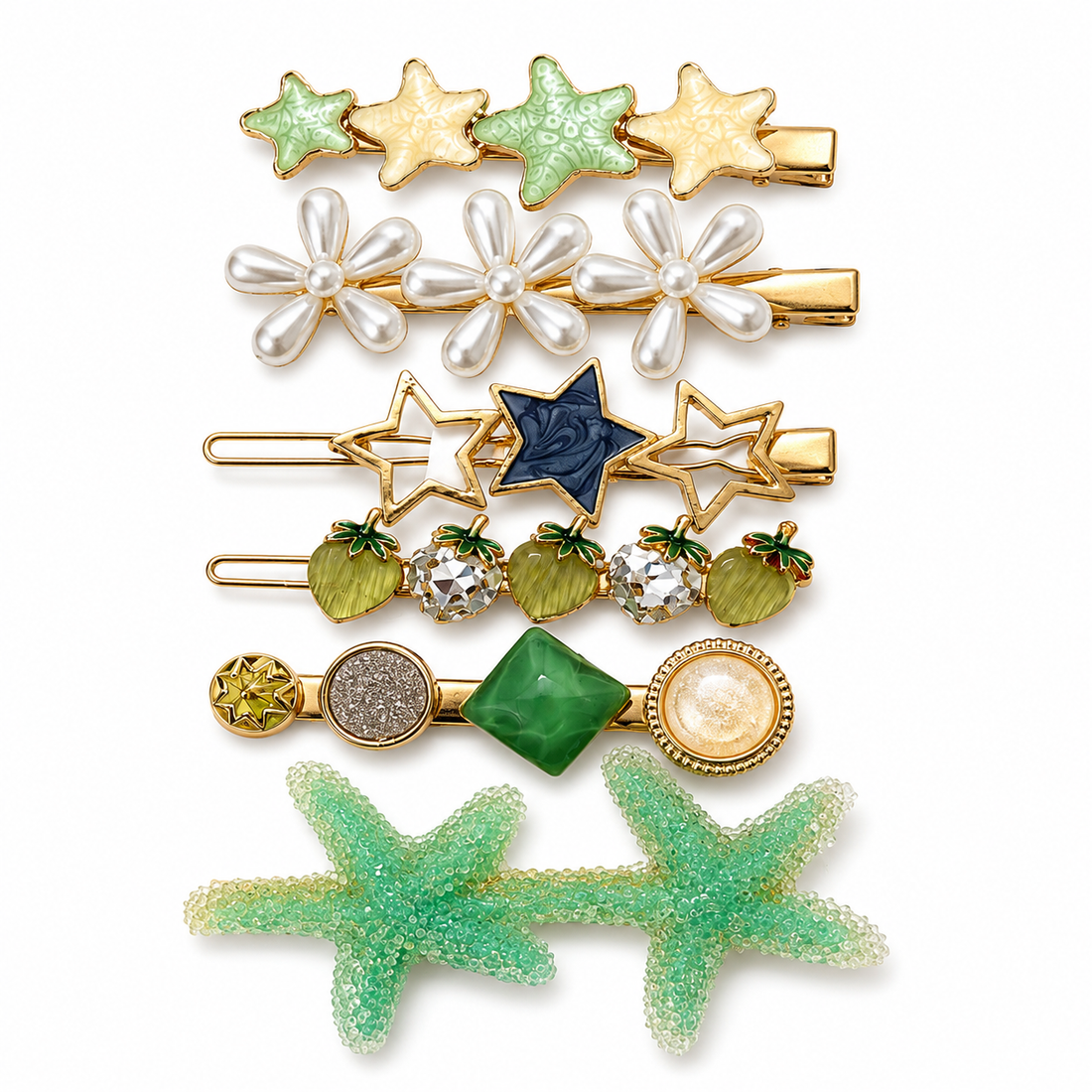 Starry Coast Hairclips Set