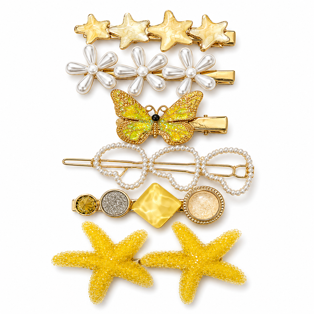 Golden Hour Hairclips Set