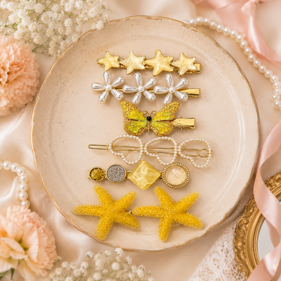 Golden Hour Hairclips Set