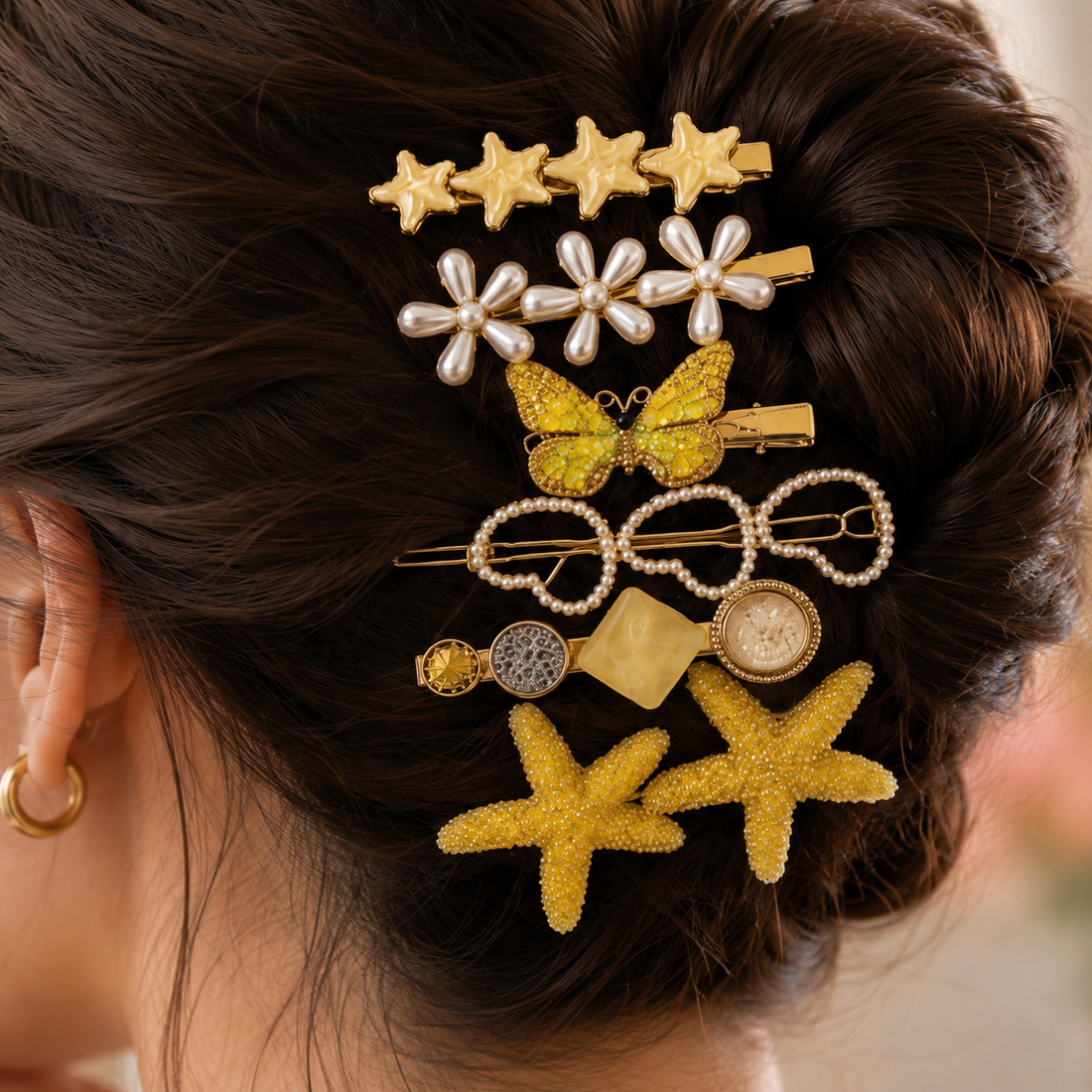 Golden Hour Hairclips Set