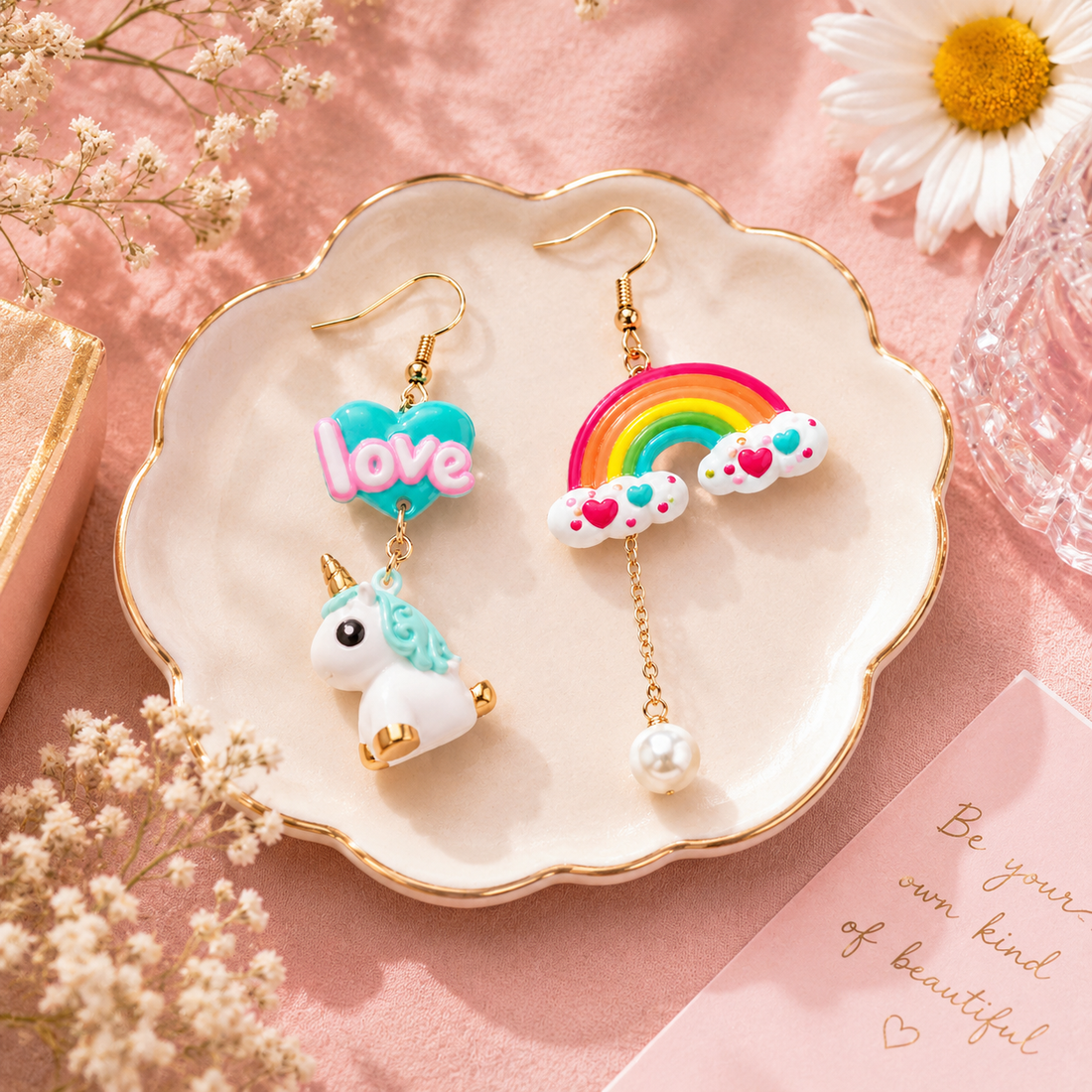 Unicorn & Love Mismatched Dream Earrings