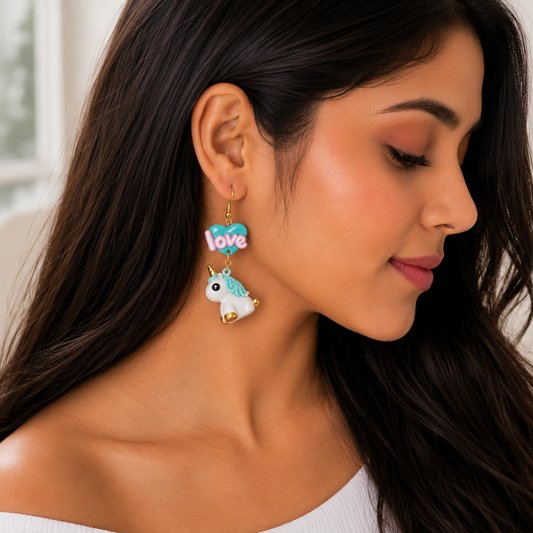 Love & Unicorn Dream Earrings