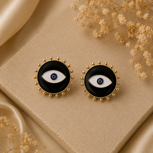 Noir Nazar Studs