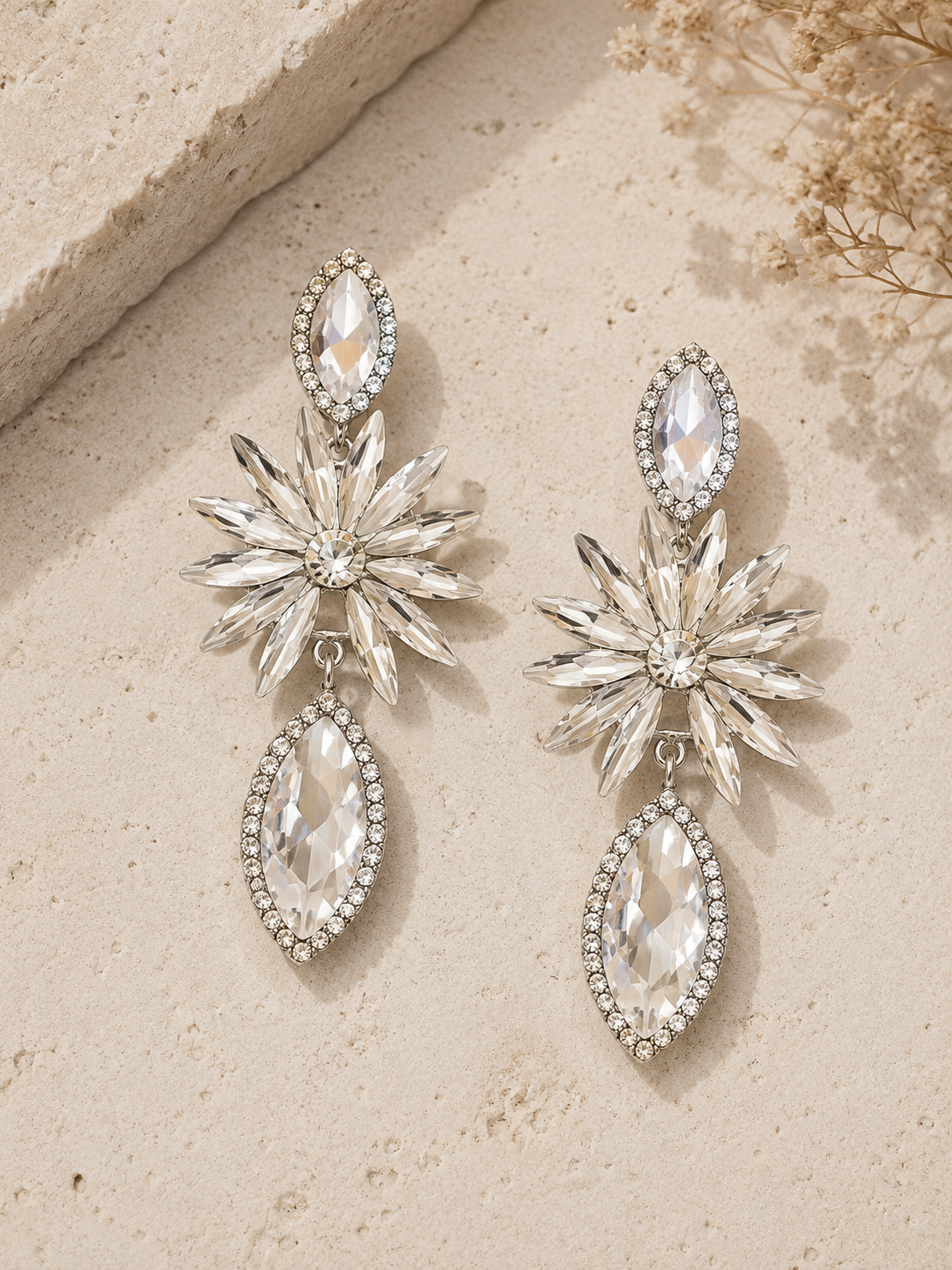 Aura Bloom Crystal Earrings