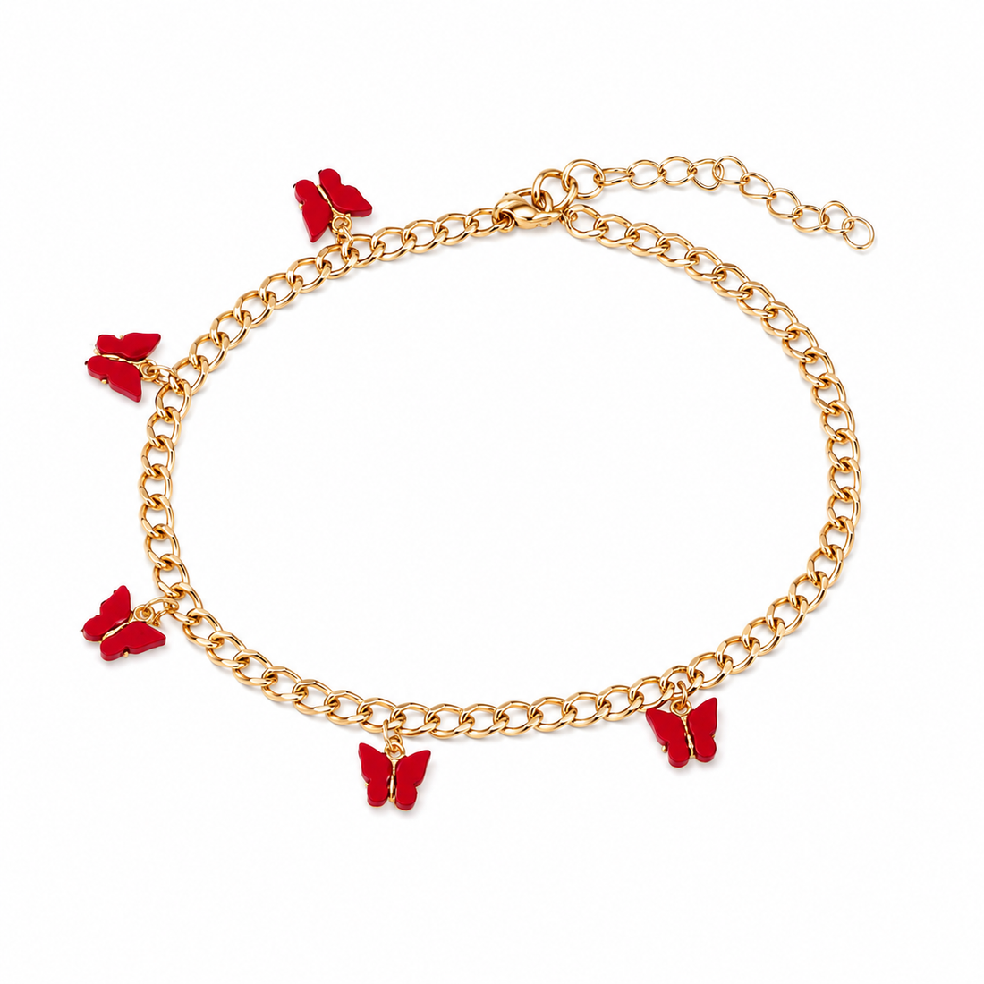 Butterfly charm necklace