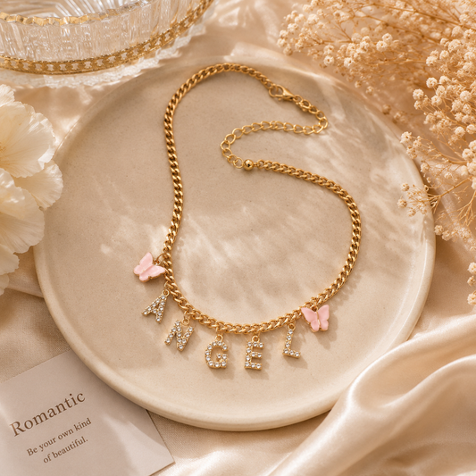 ANGEL charm necklace